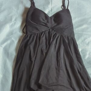Calvin Klein Black Tulle Dress
